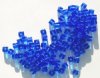 100 5mm Transparent Sapphire Cube Beads